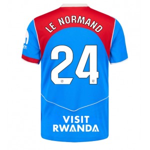 Fotbalové Dres Atletico Madrid Robin Le Normand #24 Třetí Oblečení 2025-26 Krátký Rukáv